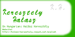 keresztely halasz business card